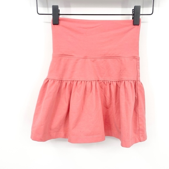 Hanna Andersson Girls 100 Size 4 Skort Mini Skirt Shorts Liner Pink Pull On - Picture 2 of 7